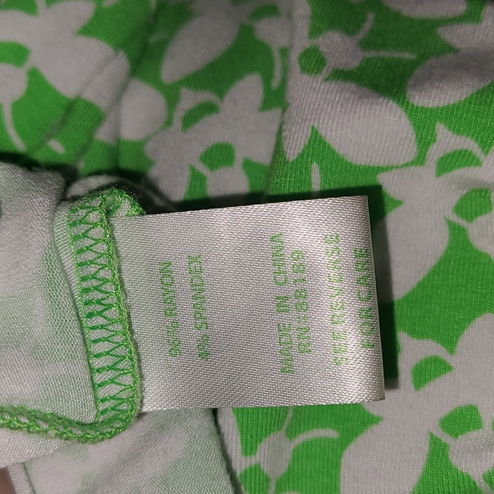 Lilly Pulitzer Green & White Midori Buzz Worthy Bee Print Maxi Dress - Picture 5 of 6